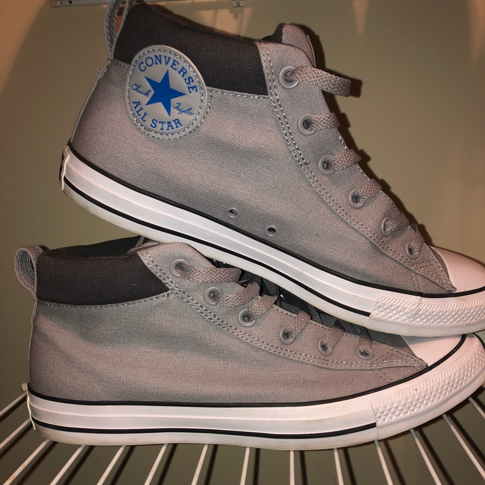 Converse. Grey. Size 10. Worn Once